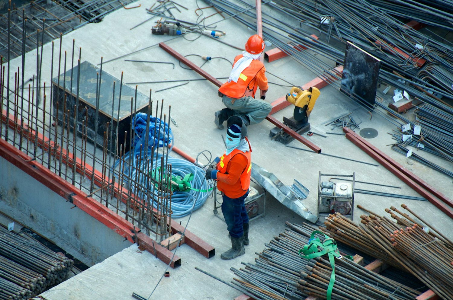 Entorno laboral de construcción